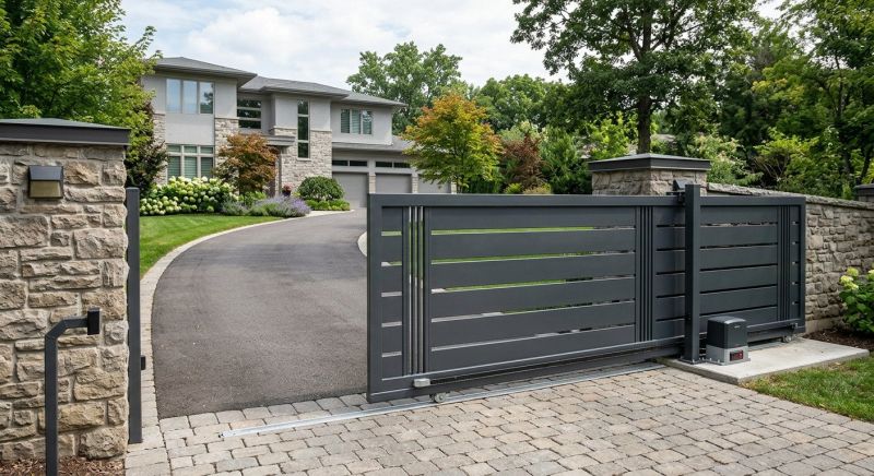 Driveway Gate Installation in Alpharetta, GA