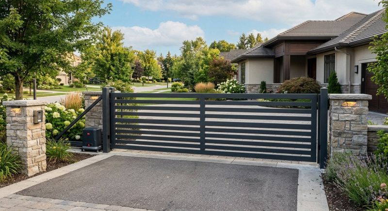Driveway Gate Installation in Roswell, GA