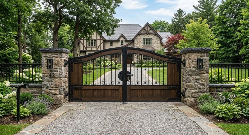 Entrance Gate Installation in Naperville, IL