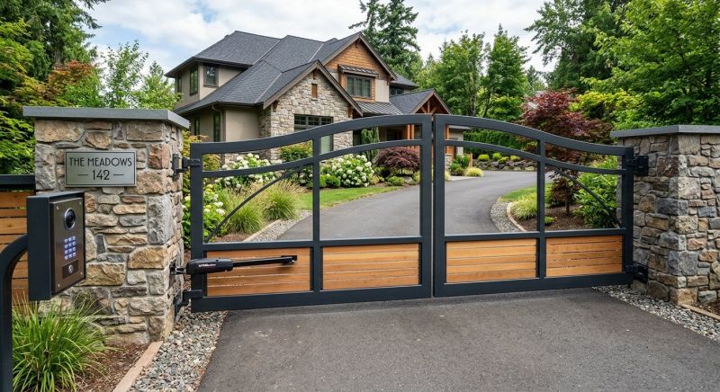 Motorized Gate Installation in Seattle, WA