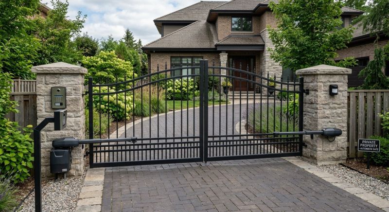 Motorized Gate Installation in Alpharetta, GA