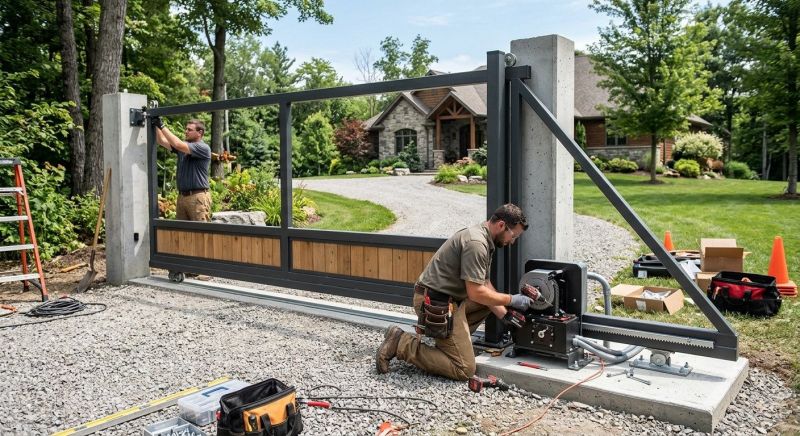 Remote Gate Installation in Littleton, CO